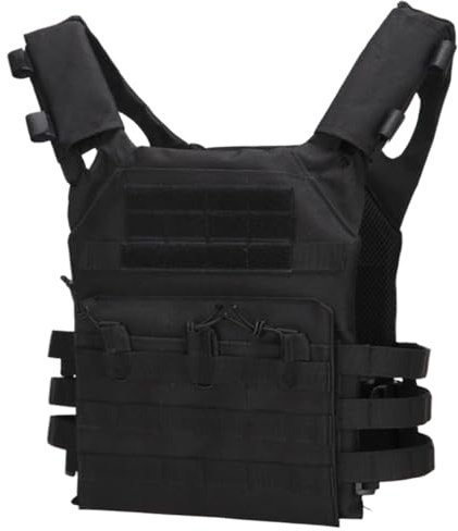 Rwigeboo Tacticals Vest for Men and Women, Lightweight Quick Release Security Vest Plate Carrier for Outdoor Paintball Shooting Wargame