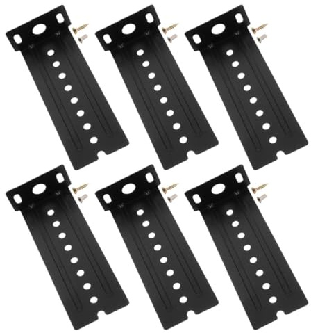 VALICLUD Adaptateur Rail pour Tiroir Coulissant Clavier en Acier Inoxydable Curseur Silencieux et Plaque de Fixation pour Accessoires Informatiques
