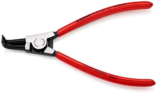 Knipex Circlip Pliers for external circlips on shafts black atramentized, plastic coated 170 mm 46 21 A21