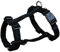 TRIXIE Premium H-Geschirr Größe M–L: Brustumfang 52–75 cm/20 mm in schwarz - verlässliches Hundegeschirr, Bruststeg, Nacken- und Bauchgurt stufenlos verstellbar für mittelgroße Hunde, 203401