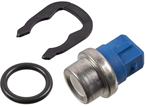 febi bilstein 34762 Coolant Temperature Sensor with seal and retaining spring, pack of one