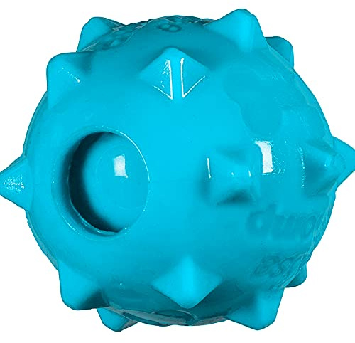 Chase 'n Chomp Dog Amazing Squeaker Ball Toy for Pets, Knobble, 2.5 Inch,Small Breeds