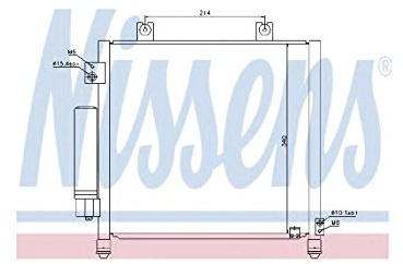 NISSENS 940302 KONDENSATOR KLIMAKÜHLER KLIMAKONDENSATOR mit Trockner
