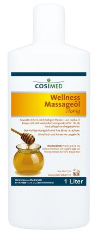 Wellness-Massageöl Honig von cosiMed, 1 Liter
