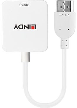 LINDY Convertisseur HDMI vers DisplayPort 4K Blanc 38146