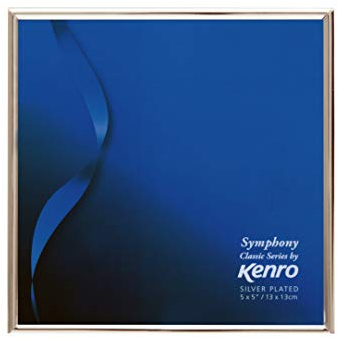 Kenro Silver Plated Photo Frame 8x8 Inch / 20x20cm Symphony Classic Series - SY2020