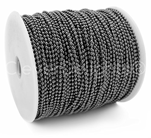 CleverDelights Kugelkette, 2,0 mm, Rotguss, 100 m