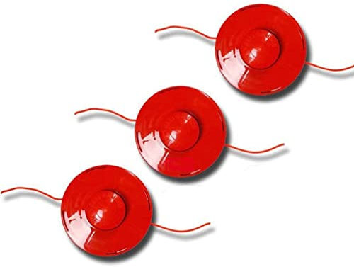 HURI 3X Fadenspule Doppelfadenkopf Fadenkopf für Brast FUXTEC Multitool/Freischneider Motorsense Rasentrimmer