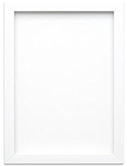 Weißer - A3 - Regenbogenfarbiger Bilderrahmen/Foto-/Posterrahmen -mit Einer Rückwand aus MDF - aus bruchsicherem Plexiglas aus Styrol für hohe Klarheit