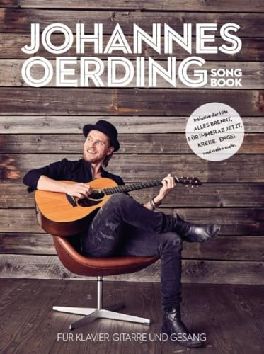 Bosworth Music Johannes Oerding Songbook - 16 Titel für Klavier, Gesang und Gitarre - Notenbuch mit herzförmiger Notenklammer