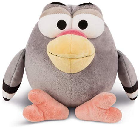 Nici 44243 Kuscheltier Taube Guano 22cm, grau, aus der beliebten Serie Pat der Hund