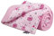 Kaarsgaren Kinderwagendecke für Winter, Größe 70 x 100 cm, Farbe: Rosa/Ballerinas, doppelseitig Kuscheldecke, Babydecke, Erstlingsdecke, Krippe Decke (Rosa/Ballerinas)