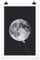 Bilderwelten Poster - Jonas Loose - Luftballon mit Mond - Selbstklebend seidenmatt 45 x 30cm