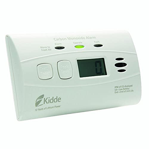 Kidde C3010D 10 Year Battery Carbon Monoxide Alarm Digital Display