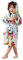 Taigood Kinder Bademantel Jungen Mädchen Hoodie Roben Kleinkind weichen Pyjamas Nachtwäsche- Gr. 2-3 Jahre, Regenbogen Autos