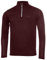 Calvin Klein Mens Harlem 1/4 Zip Pullover - Burgundy - L