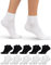 OCERA 10 Paar Kurzschaft Socken für Damen & Herren (unisex) in verschiedenen Farben - Schwarz-Weiß-Mix 43/46