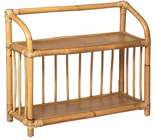 Atmosphera - Kinderbücherregal - Rattan H. 50 cm - Beige