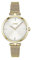 BOSS Analog Quarzuhr für Damen Kollektion Majesty mit Goldfarben Edelstahl-Mesh-Gliederarmband - 1502586