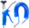 eROOSY LKW Ausblaspistole Druckluftpistole, Druckluft Set, LKW Air Duster Blaspistole, Spiralschlauch Ausblaspistole LKW mit 5 Meter Spiralschlauch (4 * 6 mm) und T Stück Schnellkupplung (2 x 6mm)