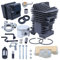 Gubeter 49 mm Zylinderkolben-Auspuff-Kit, für Stihl Ms390 Ms290 Ms310 029 039 Kettensägenteil, 1127 020 1216, 1127 140 0601, 1127 640 3200, 1127 640 3204, 1127 120 1620