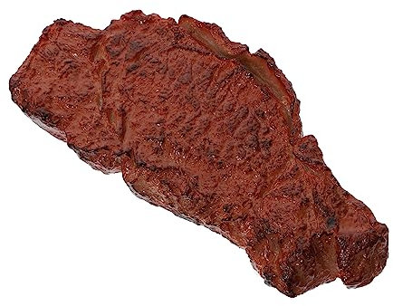HOMSFOU 1stk Food-modell Steak Simulierte Fleisch Attrappe Deko Bratwurst Fleisch Spielzeug Lebensmittel Grill Plastik Kind