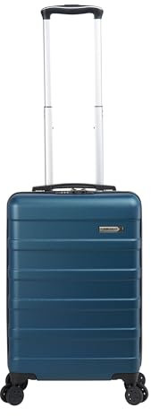 Cabin Max Handgepäck Koffer 55x35x25 - Leicht, Hartschale, Handgepäck Trolley mit 4 Rädern, 3-stelliges Schloss (Endless Sea, Air France, KLM)