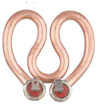 nmbhus Tubular Immersion Heating Element For Kettle SUS/Copper Shaped Heating Tube For Coffee Electric Immersed Heater 500w/600w (Size : Copper 600W)