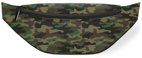Wald Camouflage Bauchtasche Bauchtasche für Männer Frauen Kinder Mädchen Jungen Camouflage Hüfttasche Sport Wandern Laufen