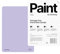 Hemway - Peel & Stick Sample for Our Premium Chalk Paint - Soft Violet Purple | A5 Damage-Free, Accurate Colour Swatch | Test Our Chalky Matt Shabby Chic Finishes for Interior Furniture & Walls