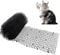 Oungy Anti Cat Spikes, 400x30cm Plastic Cat Scat Mat with Spikes, Anti Cat Spikes Pet Deterrent Net for Garden, Outdoor (Black)