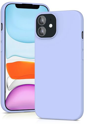 YATWIN Silicone Case for iPhone 11, Soft-Touch, Shockproof, DustProof, Antiskid Full Body Armour Phone Cover for Apple iPhone 11 - Lilac