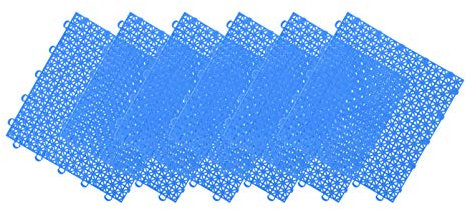 BCOATH 6stücke Sportboden Für Outdoor-aktivitäten Modularer Bodenbelag Für Garten Balkon Und Pools Rutschfester Und Langlebiger Bodenbelag Für Spielplätze Und Sportanlagen