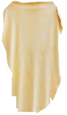 1X Auto Care Extra Large Lucidi Auto Moto asciugatura Naturale Chamois Lucidatura Forma Pulizia Vera Pelle Panno Pulitore Vernice 40X70 cm circa