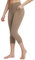 baleaf Damen 3/4 Yogahose mit Handytaschen Laufhose Sporthose Sport Leggings Braun M