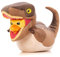 TUBBZ Velociraptor Sammler-Gummiente Plüsch - Offizielles Jurassic Park-Merchandise - Retro Filme Weiches Spielzeug
