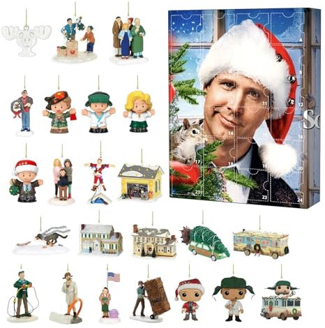 National Lampoon's Adventskalender, 24 Tage Nationaler Lampoon Adventskalender, 24 Tage Weihnachts Countdown Kalender, Humanisiert, Festliche Atmosphäre
