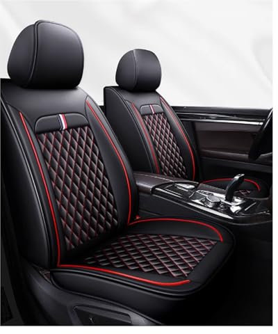 Alles inklusive Auto Sitzbezüge Sets, Autositzbezüge Leder Sitzbezüge Auto Für VW T-Cross T-ROC T-ROC Sport Caravelle Sharan 2000-2023 2024, Wasserdicht Atmungsaktive Rutschfester Langlebig, 5 Sitze(C