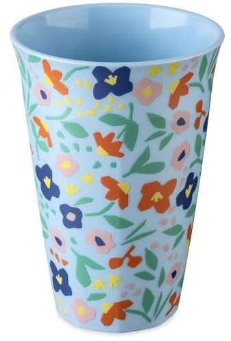 Koziol Becher NORA CUP L BLOOMS sweet blue