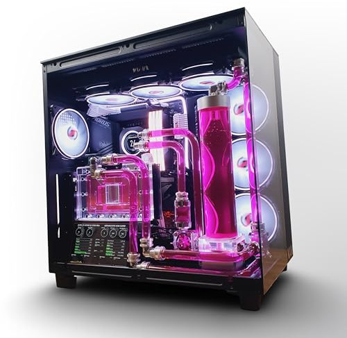 VIXIA High End Custom Watercooled Gaming PC - Intel Core i7 14700K - Aorus GeForce RTX 4070ti - Corsair DDR5 32GB - Samsung 990 Pro PCIe4.0 NVME 2TB - Dual Cooling - VXD-80B 2