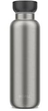 Mepal - Isolierflasche Ellipse - Doppelwandige Thermo Wasserflasche - Thermosflasche für Unterwegs - 12 Stunden heiß & 24 Stunden kalt - Edelstahl - 500 ml - Nordic black