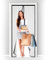 SCREEN DOOR Mosquitera Puerta Magnetica 110x200cm, Protección contra Insectos, Fácil Instalación – Blanco