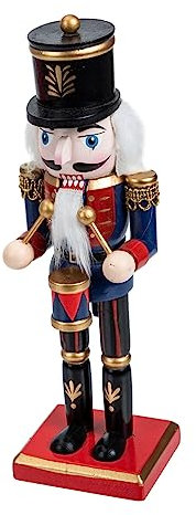 BUGUUYO Casse-Noisette Bois Figurine De Noël Décoration De Noël Bricolage De Casse-Noisette Bois Ornement De Casse-Noisettes