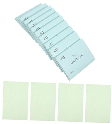 Beavorty Papier Zum Absorbieren Von Öl Für Gesicht Ultradünnes Ölabsorbierendes Doppelseitig in Box Verpackt Für Fettige Haut Geeignet