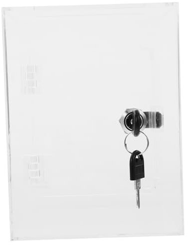 Garneck Lockable Acrylic Piggy Bank for Kids Money Storage Box with Lock for Boys and Girls to Save Coins and Notes for Developing Saving Habits