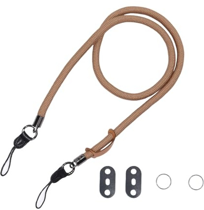 Aisnyho Universal Camera Shoulder Strap,Neck Camera Strap for Mirrorless DSLR SLR Camera,for Fuji X-M5 X100VI XT5 XT50 XT30 XT20 XT1 XT2 XT3 XT4 (Khaki)