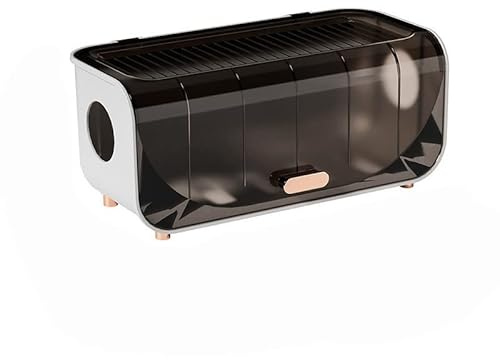 Wire Storage Extension Hider Desktop Cable Storage Box Power Line Case Charger Socket Organizer Wire Winder(Black)