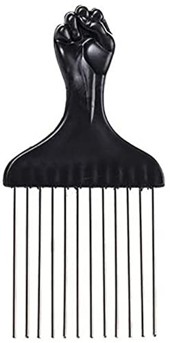 Generic Peigne à Cheveux Afro Durable, Brosse Bouclée, Fourchette pour Outils de Coiffure Afro, Peigne à Cheveux en Plastique pour Bouclés, à 15 X 7,5 Cm pour Hommes et Femmes