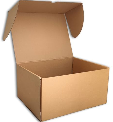 Cenoid fraktlådor stora 300 x 200 x 150 mm brun maxibrev, varor, kartonger, förpackningslådor, paket för frakt (15 stycken)