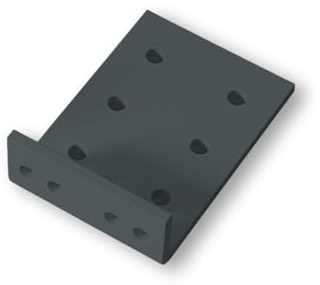 Eclipse Dachsparrenhalter für Gelenkarmmarkisen und Halbkassettenmarkise Basaltgrau
